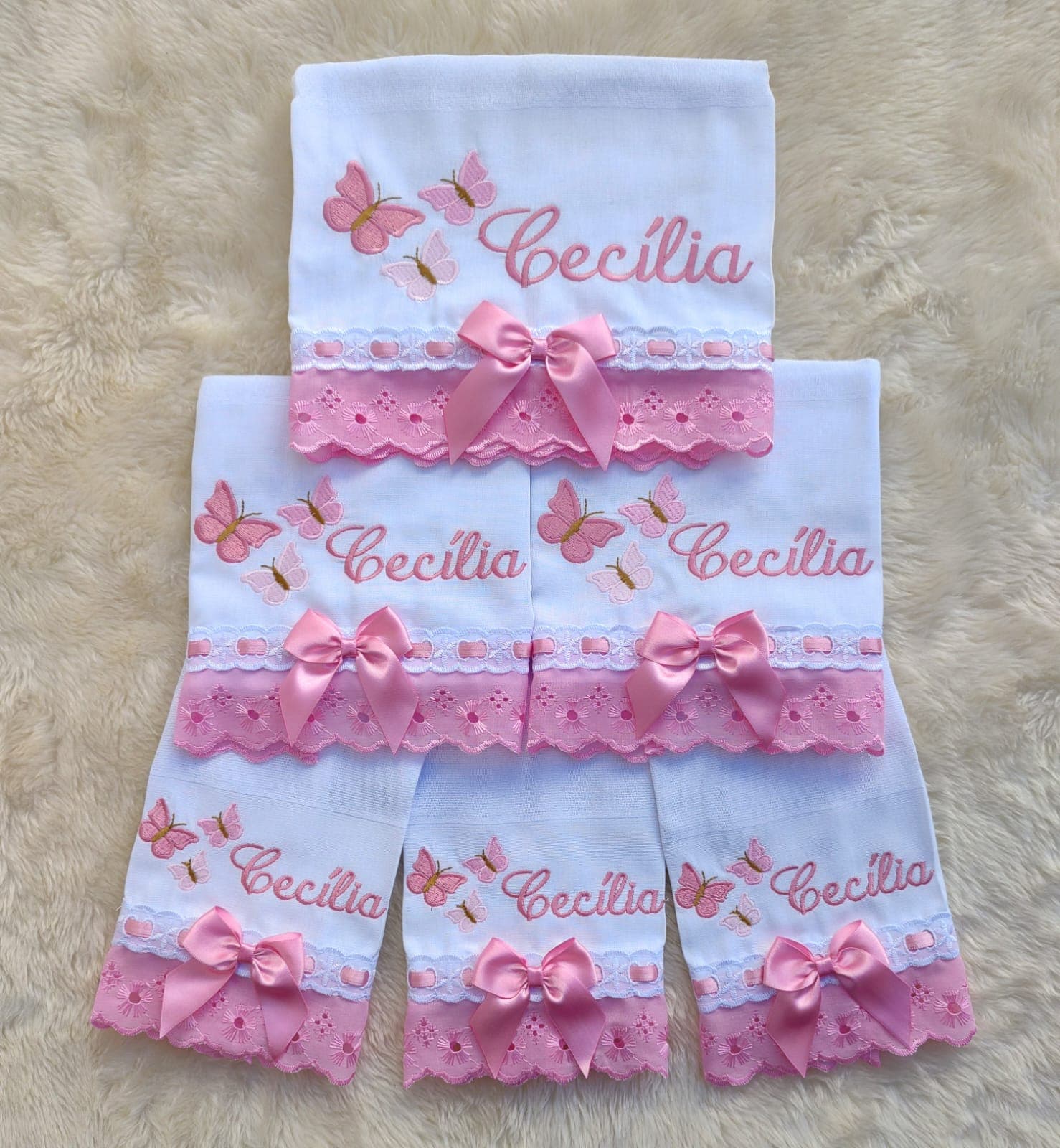 Borboletas Rosa Claro · Kit Essencial