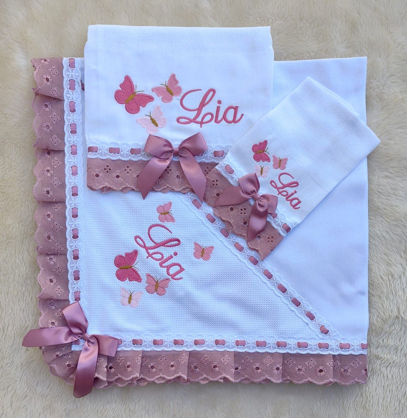 Borboletas Rosé · Kit Manta