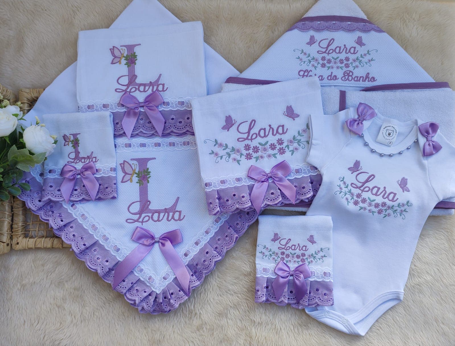 Floral Lavanda · Kit Manta