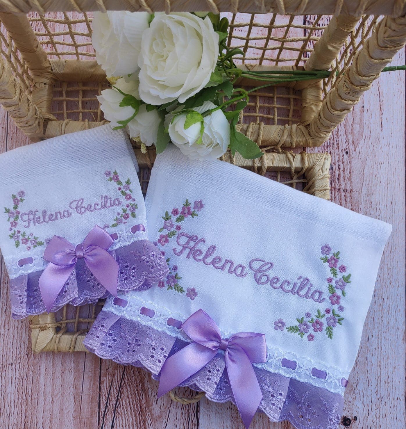 Floral Lavanda · Kit Fraldas