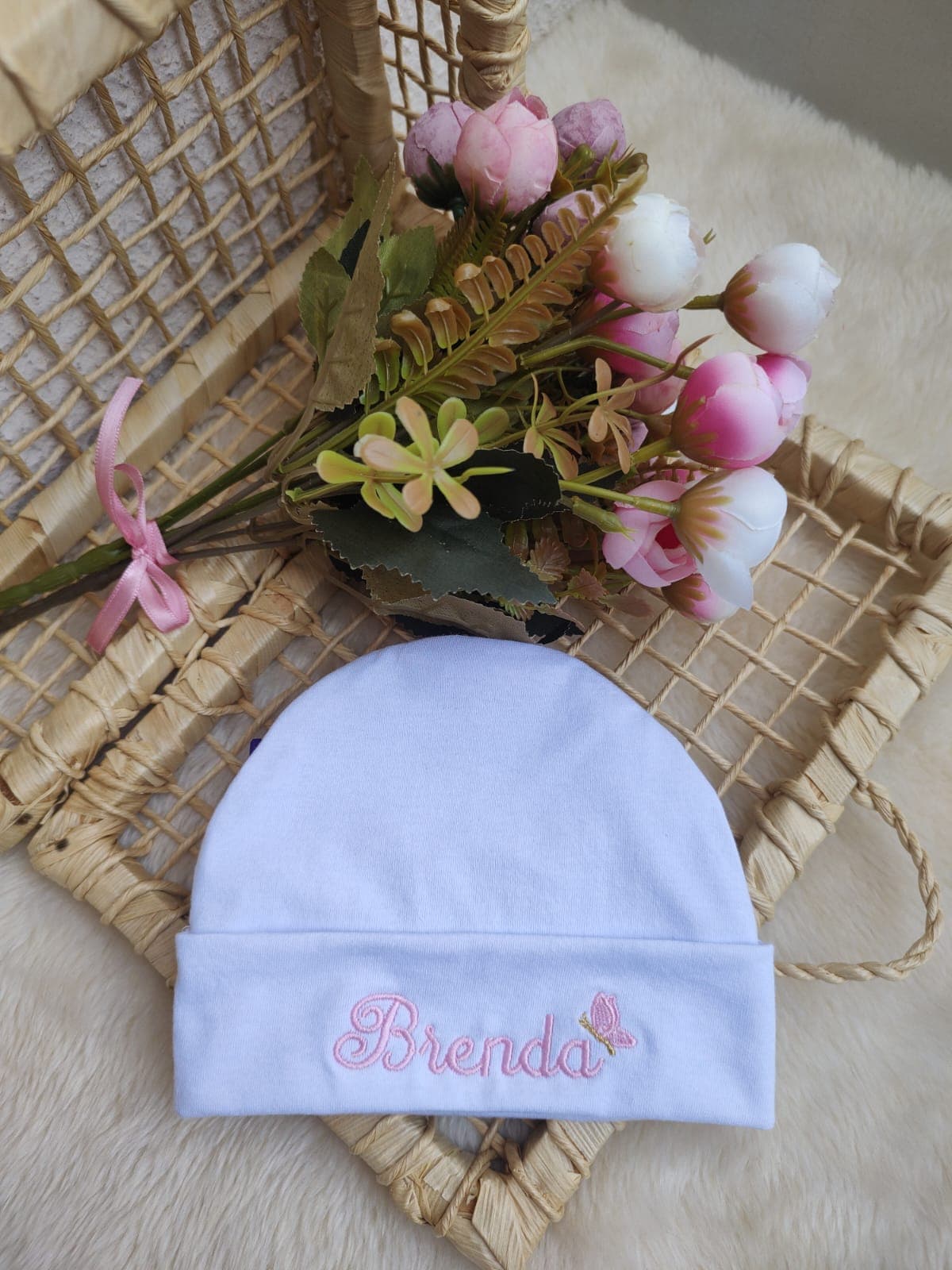 Borboletas Rosa · Touca