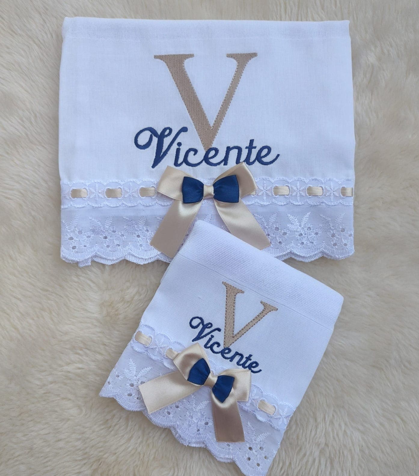 Monograma Areia · Kit Fraldas