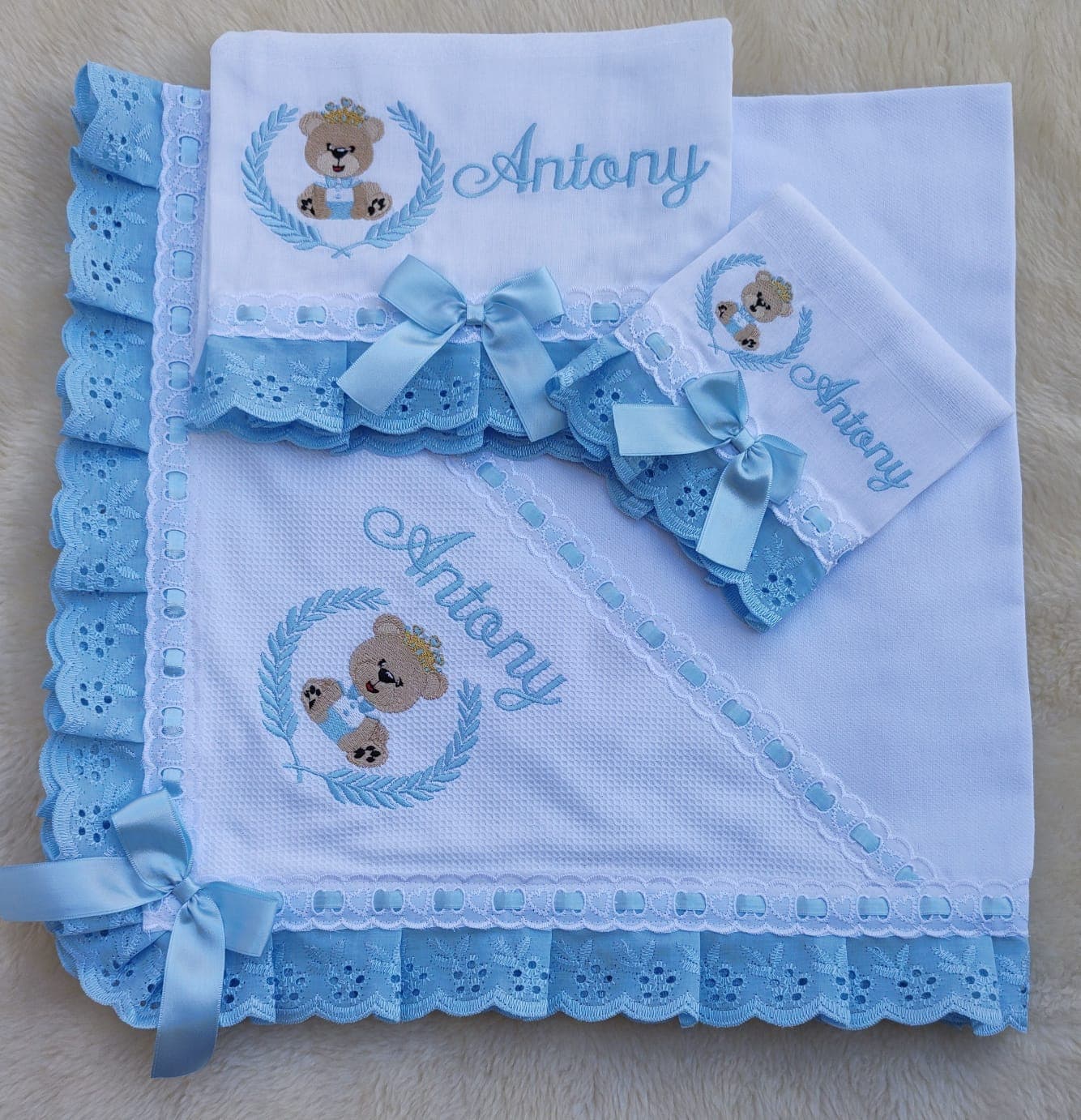 Ursinho Celeste · Kit Manta