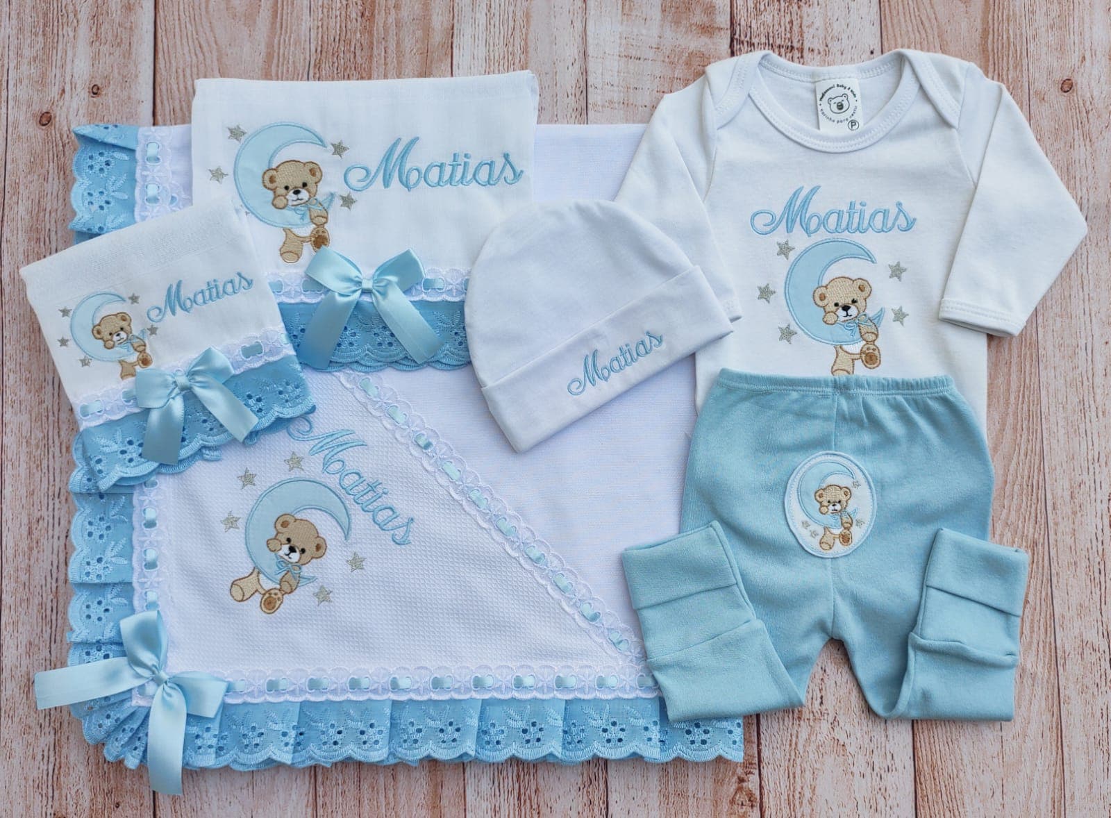 Ursinho Celeste · Kit Manta
