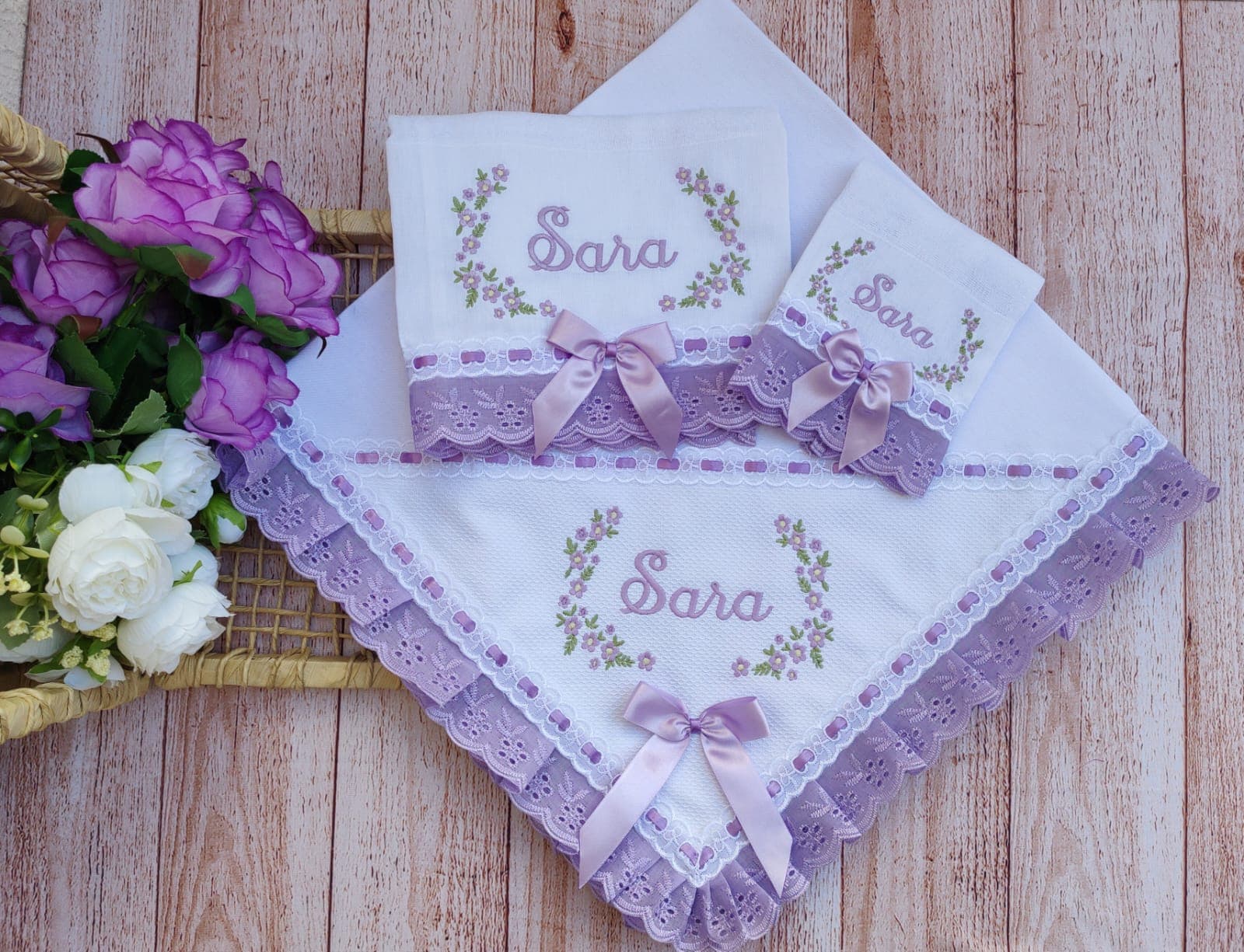 Floral Lavanda · Kit Manta