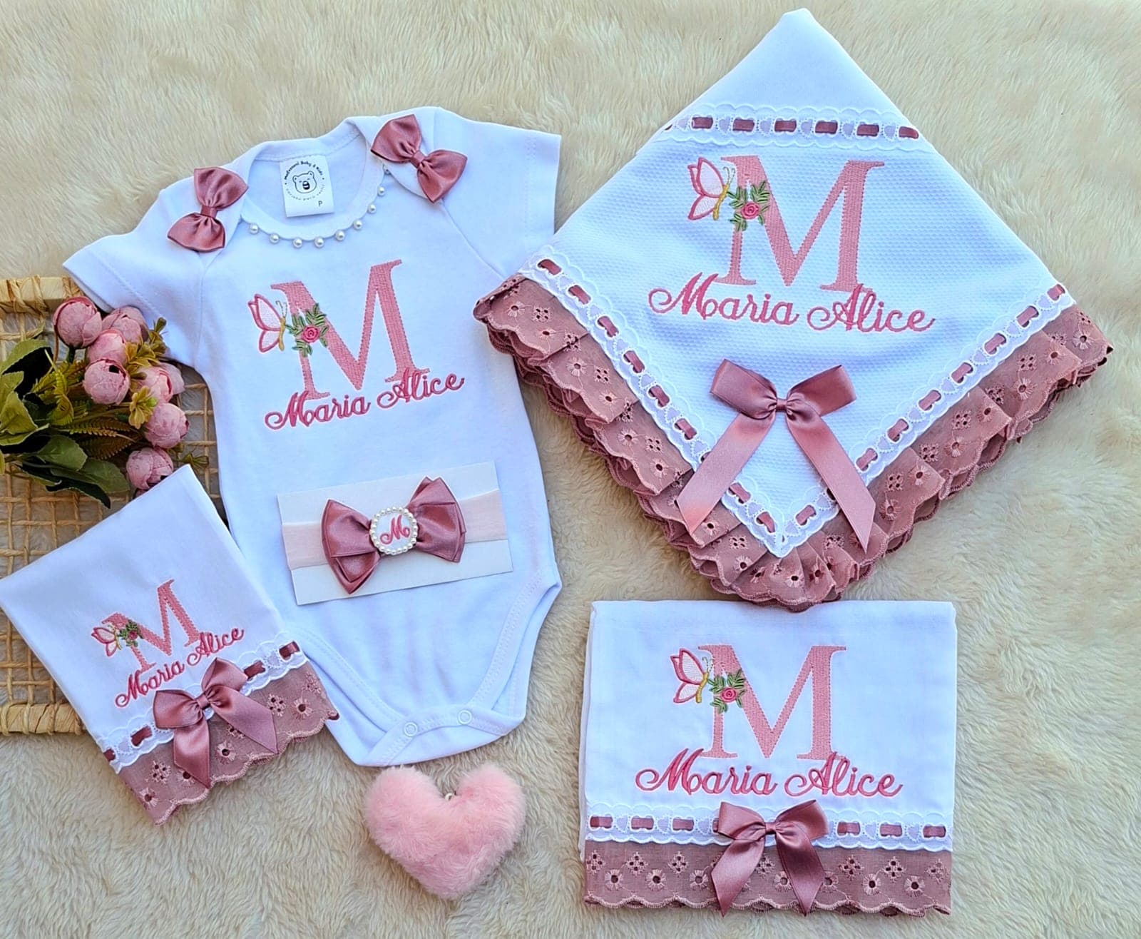 Monograma Rosé · Kit Apaixonante