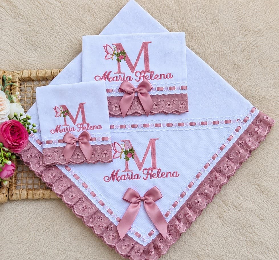 Monograma Rosé · Kit Manta