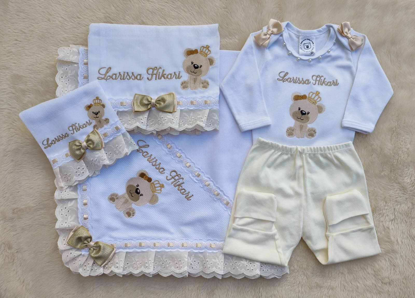 Ursinha Pérola · Kit Manta