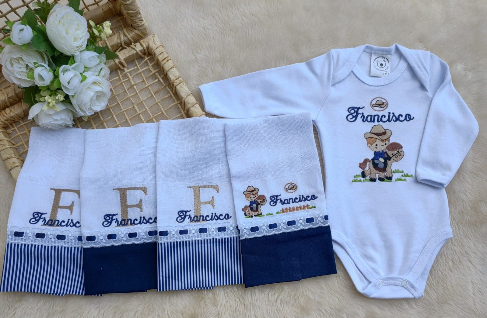 Clássico Marinho · Kit 5 Peças
